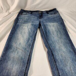 Jeans By Buffalo Women's Candice Skinny Jeans Medium Wash Blue Denim Size 30